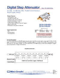 Datasheet ZX76-31R5-PN-S+ manufacturer Mini-Circuits